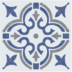 D-c-fix - dalles murales adhésives wall tiles jamila bleu 15.25x15.25cm boite de 6 - dc-fix