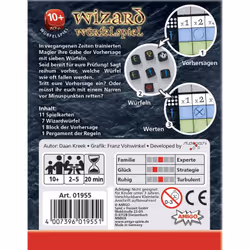 Amigo 01955 jeu de société Wizard Würfelspiel 20 min Jeu de cartes Tactique