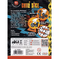 Amigo Chili Dice 30 min Jeu de société Accumulation