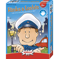 Amigo Rinks & Lechts, Jeu de cartes, Concentration, 6 an(s), 10 min