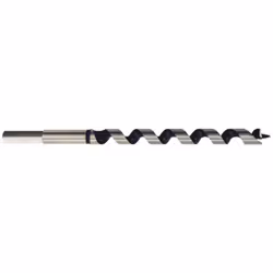 Mèche spirale à bois avec pointe de filet à centrage automatique et traçoir. Idéale pour le perçage de trous profonds dans le ...