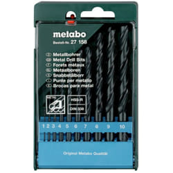 Metabo - Coffret de forets hss-r, 10 pièces