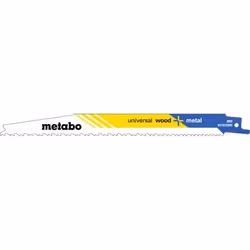 Metabo 631915000, Lames de scie sabre, Métal, Bois, Bleu, Blanc, Jaune, 1,25 mm, 20 cm, 1 pièce(s)
