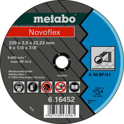 Meules de tronçonnage Novoflex 230x3,0x22,2 acier