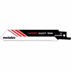 Metabo 631817000, Lames de scie sabre, Plastique renforcé en fibre de verre, Plastique, Acier inoxydable, Carbone, Noir, Blan ...