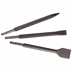 Metabo 630478000, Attache ciseau pour marteur-perforateur, Universel, Gris, 20, 40 mm, 250 mm, 3 pièce(s)