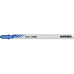 Metabo - 5 lames de scies sauteuses, métal, classic, 106/ 2,0 mm (623697000)