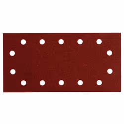 Metabo 625786000, pâte sablée, Plastique, Polyester, Acier inoxydable, Acier, Bois, Marron, Rouge, Rectangulaire, 115 mm, 230 ...
