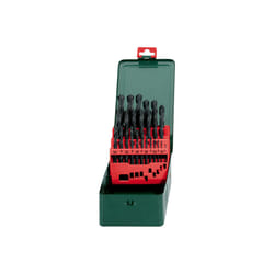 Jeu de forets en métal Metabo HSS-R; 1-13 mm; 25 unités