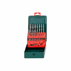 Jeu de forets pour métal Metabo HSS-G; 1-10 mm; 19  unités
