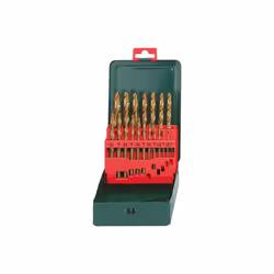 Jeu de forets en métal Metabo 627156000; 1-10 mm; 19 unités