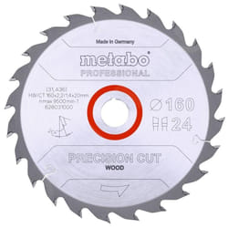 Accessoires - Lame de scie 'Precision cut' pour bois 160 x 20 mm 628031000 - Metabo