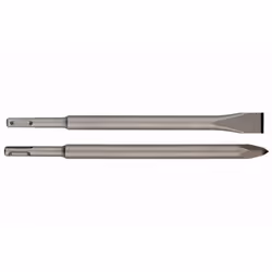 Jeude burins SDS-plus SP METABO - 2 pièces - 630486000 - Composé de : 1 x burin pointu L = 200 mm, 1 x burin plat 20 x 200 mm ...