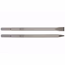 Jeude burins SDS-max SP METABO - 2 pièces - 623309000 - Comprenant : 1 x burin pointu L = 360 mm, 1 x burin plat 25 x 360 mm ...