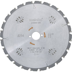 Metabo - hw/ct 254X30 60 wz 628222000 Lame de scie circulaire au carbure 254 x 30 x 1.8 mm Nombre de dents: 60 1 pc(s)