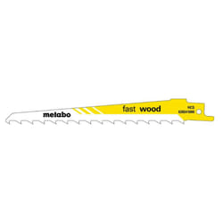 Metabo - Lot de 5 lames de scie sabre 628241000 - hcs - 150x1,25mm