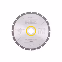 Metabo 628230000, Bois, 21,6 cm, 3 cm, 1,8 mm, Metabo, KS 216 M Lasercut, KGS 216 M, KGSV 216 M, KGSV 72 Xact, KGSV 72 Xact S ...