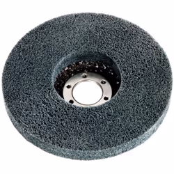 En fibres compactées sur plateau en fibres de verre. Pour le nettoyage et le pré-polissage de surfaces, pour le ponçage de co ...