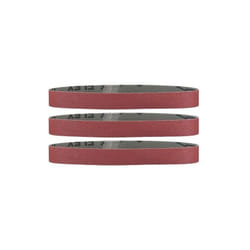 Metabo - lot de 3 bandes de ponçage 5 x 102 cm grain P120 nk ds