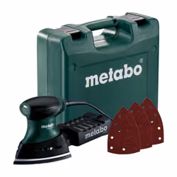 FMS 200 Intec Set Ponceuse multifonctions - Coffret - Avec 50 feuilles abrasives auto-agrippantes (perforées) - 50 feuilles a ...