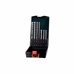 Metabo 626245000, Marteau perforateur, Ensemble de forets, SDS Plus, 7 pièce(s), Ø5 x 115 mm Ø6 x 115 mm Ø8 x 115 mm Ø6 x 165 ...