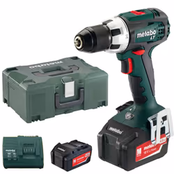 Perceuse Metabo BS 18 LT; 18 V; 2x4,0 Ah accu.
