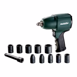 Metabo DSSW 360, Douille à choc, Noir, Vert, 360 N·m, 360 N·m, 360 l/min, 6,2 bar