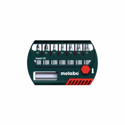 Metabo Boîte de bits Impact 8 pcs 29 mm (628849000) Contenu : 1 embout Pozidriv PZ taille 2, 1 embout PZ taille 3 (embouts to ...
