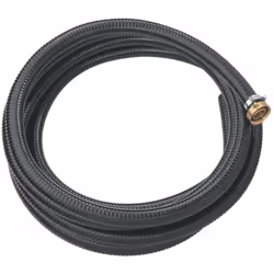 Flexible d'écoulement 1", noir avec spirale intégrée en PVC dur, résistant aux plis et à l'usure Convient également aux dispo ...