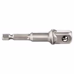 Metabo ADAPTATEUR 1/4" E6,3 À 1/2" 72 MM (628838000) Référence: 628838000 EAN: 4007430232380 Description Adaptateur 1/4" six  ...