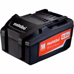 Description générale La batterie Metabo 18 V Li-Power 4 Ah est conçue pour offrir une performance optimale et une durabilité  ...