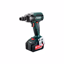 Metabo SSW 18 LTX 400 BL, Douille à choc, Noir, Vert, 1/2", 2150 tr/min, 400 N·m, 12 m/s²