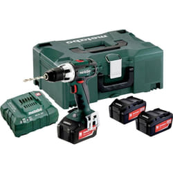 Perceuse-visseuse sans fil Metabo BS 18 LT SET 602102960 18 V 4.0 Ah Li-Ion + 3 batteries, + chargeur, + mallette