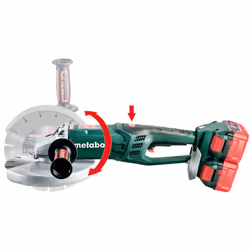 Metabo WPB 36-18 LTX BL 230 meuleuse d'angle 23 cm 6600 tr/min 6,5 kg