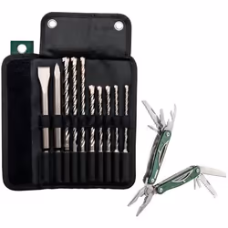 Etui de forets et burins SDS-plus Pro 410 pcs + Multitool pour marteau