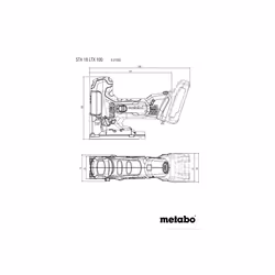 Metabo STA 18 LTX 100 scie sauteuse 2800 spm 1,9 kg