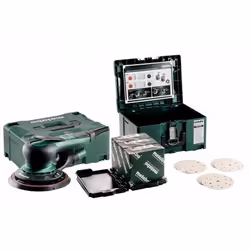 Metabo SXE 150-2.5 BL, Ponceuse à feuille abrasive, Noir, Vert, 4000 tr/min, 10000 tr/min, 82 dB, 71 dB