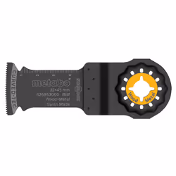 Metabo 626953000, Lame de scie, Bois dur, Plastique, Bois tendre, Bois avec clous, Bimétal, 45 mm, 32 mm, 1 pièce(s)