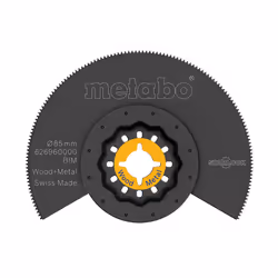 Metabo 626960000, Bois dur, Plastique, Profil, Bois tendre, Bois, Bois avec clous, 8,5 cm, Metabo, 1 pièce(s)