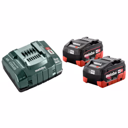 Batterie Metabo; 18 V; 2x5,5 Ah + Chargeur ASC 145