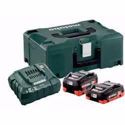 Pack énergie 18V METABO 2 Batt.: 4,0 Ah LiHD / 5,5 Ah LiHD + Charg. ASC 55 + coffret MetaBox - 685136000 - 1 x batterie LiHD ...