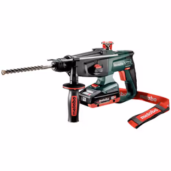 Metabo KHA 18 LTX, Noir, Vert, 2,4 cm, 1100 tr/min, 2,2 J, 4000 bpm, 1,3 cm