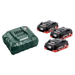Batterie Metabo; 18 V; 3x4,0 Ah + Chargeur ASC 55