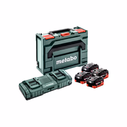 Metabo SET 4 X LIHD, Batterie, Metabo, Universal, Noir, Rouge, 4 pièce(s)