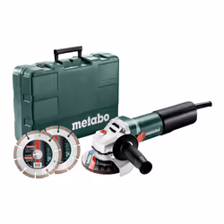 Meuleuse d'angle Metabo WEQ 1400-125 Set + Accessoires