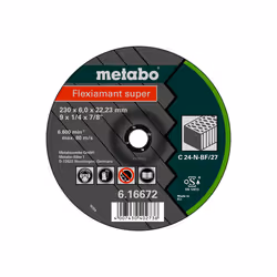 Disque a meuler Metabo FLEXIAMANT SUPER C 24-N; 180x6 mm