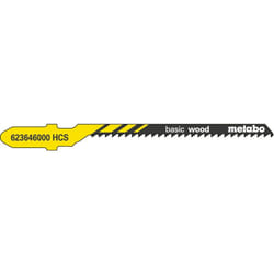 METABO 5 Lames scie sauteuse HCS pour scie sauteuse