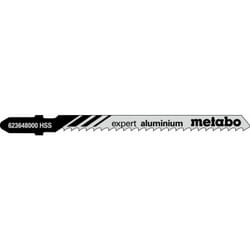 Metabo - 5 lames de scies sauteuses, Al+NE-M, expert, 74/3,0mm (623648000)
