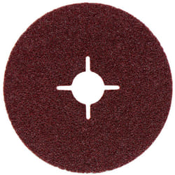 Disque fibre 180 mm p 24, corindon brun, acier, métaux non-ferreux Metabo 25 pièces