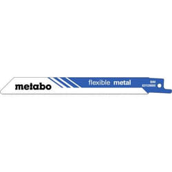 Metabo 631129000 Lame de scie sauteuse, à chantourner et sabre Lames de scie sabre Bimétal 2 pièce(s)